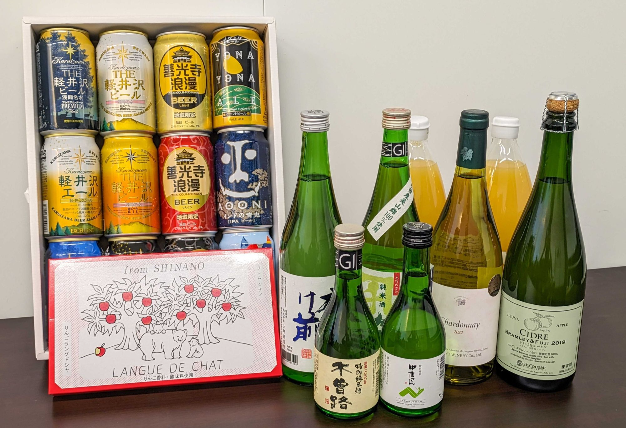 Pub-Linkで提供した長野県のお酒など